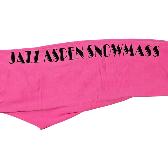 Aviator Nation Sweatpants Jazz Aspen Snowmass 2025 Large Unisex Neon Pink 💕 - Picture 3 of 7